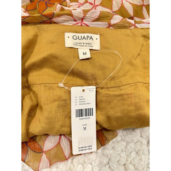 Lot Of 2 Anthropologie LET ME BE & GUAPA Boho Short Tiered Skirts Medium NWT - Picture 7 of 7